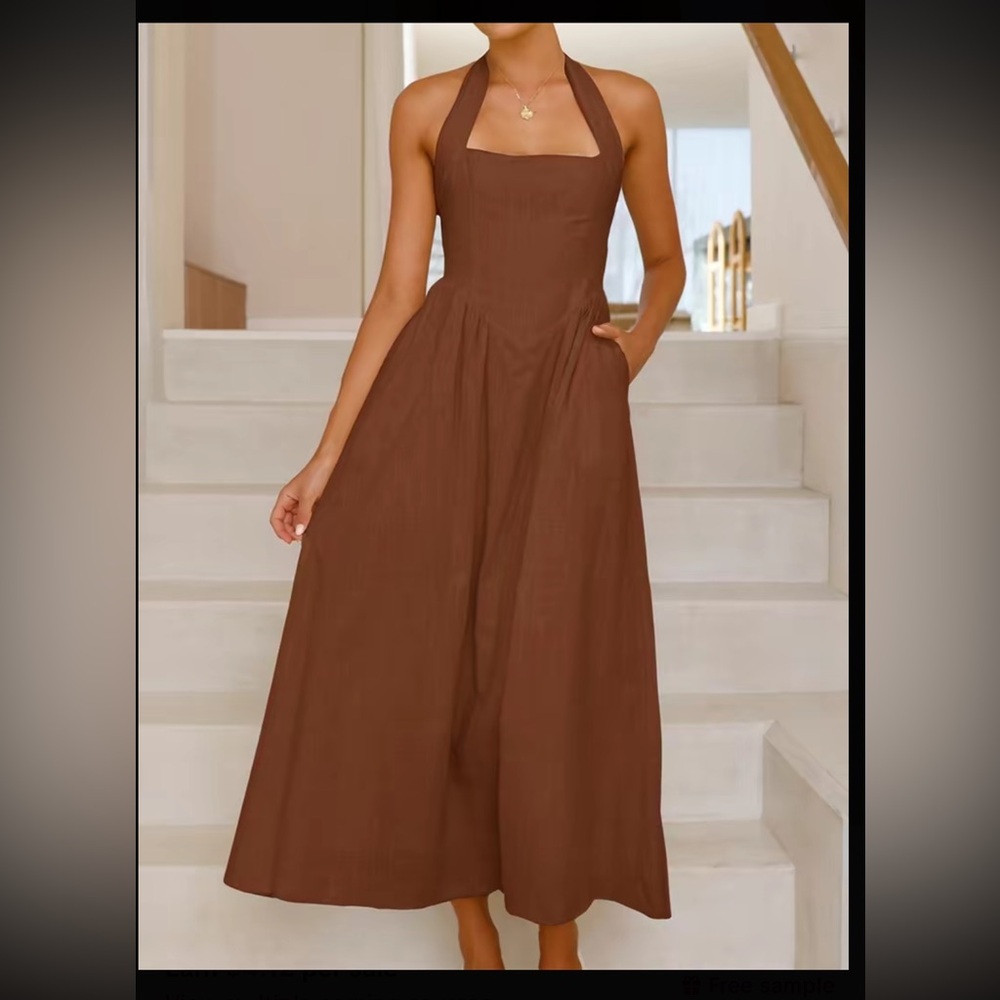 Tiktok shop halter dress